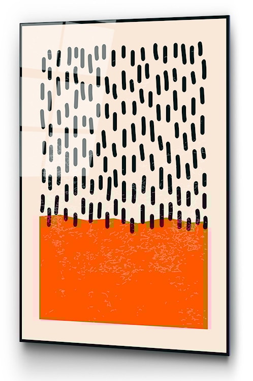 Obraz Onybill 65x45 cm czarny deszcz 