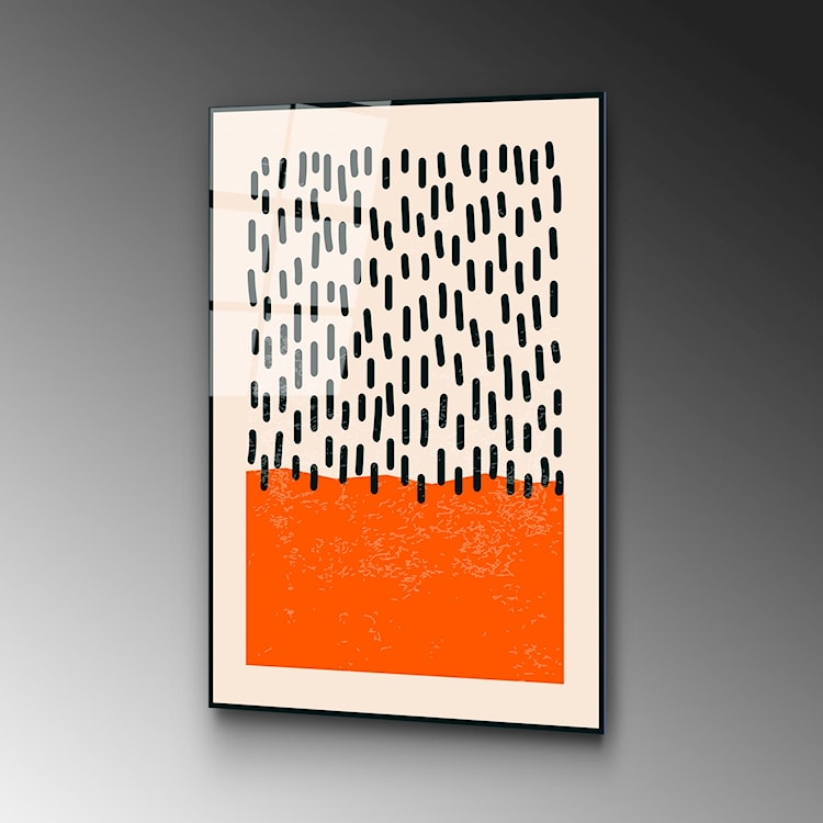Obraz Onybill 65x45 cm czarny deszcz  - zdjęcie 5