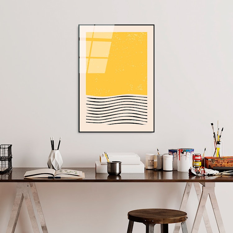 Obraz Onybill 65x45 cm żółte tło  - zdjęcie 4