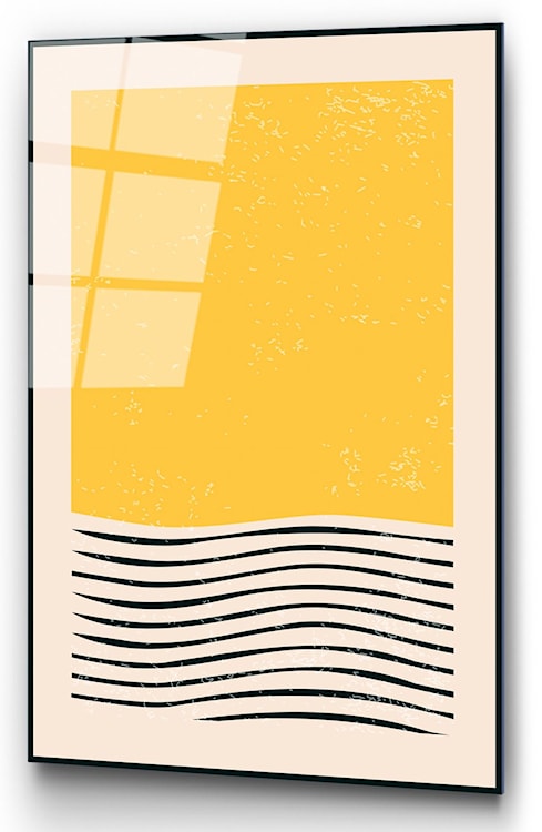 Obraz Onybill 65x45 cm żółte tło 