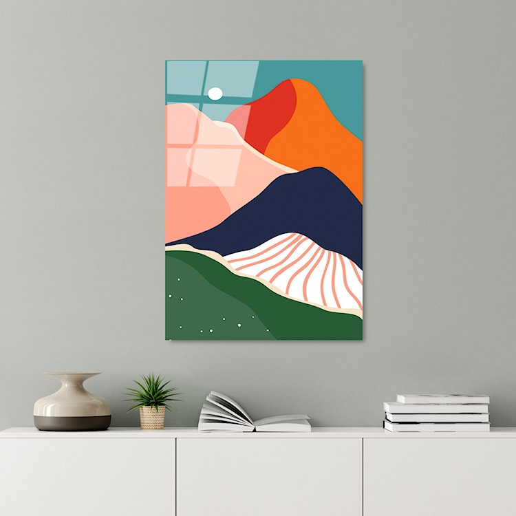 Obraz Onybill 65x45 cm kolorowe góry  - zdjęcie 2