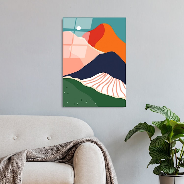 Obraz Onybill 65x45 cm kolorowe góry  - zdjęcie 3