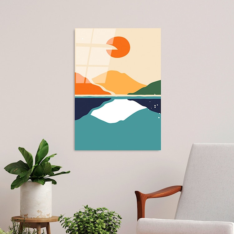 Obraz Onybill 65x45 cm zachód słońca w górach  - zdjęcie 4