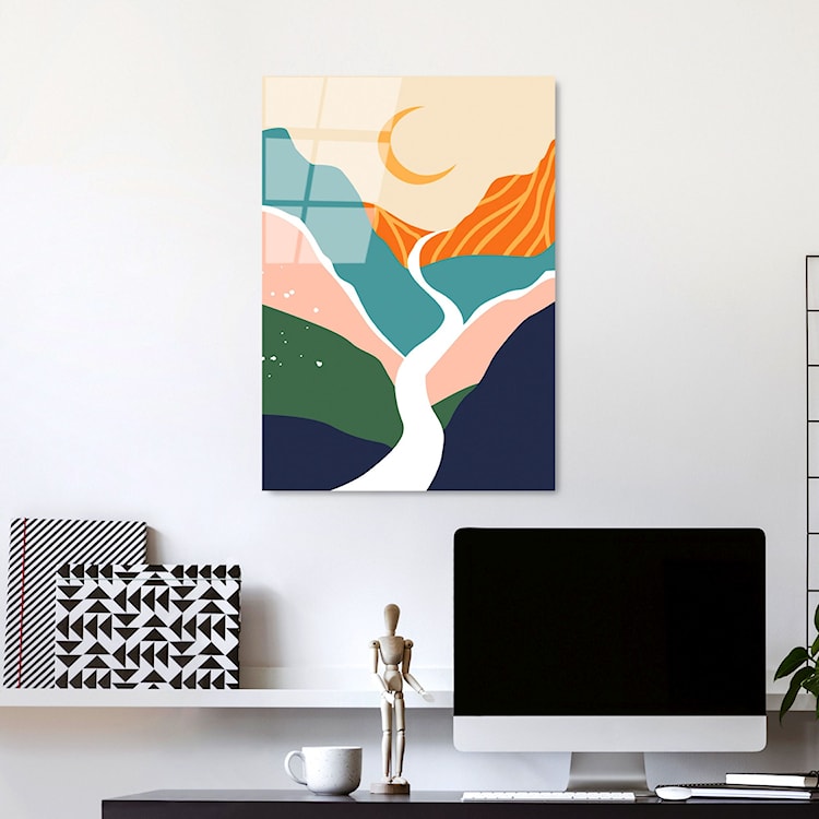 Obraz Onybill 65x45 cm księżyc w dolinie  - zdjęcie 2
