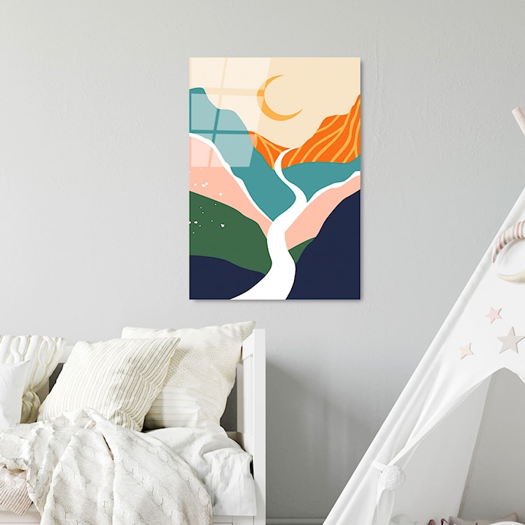 Obraz Onybill 65x45 cm księżyc w dolinie  - zdjęcie 3