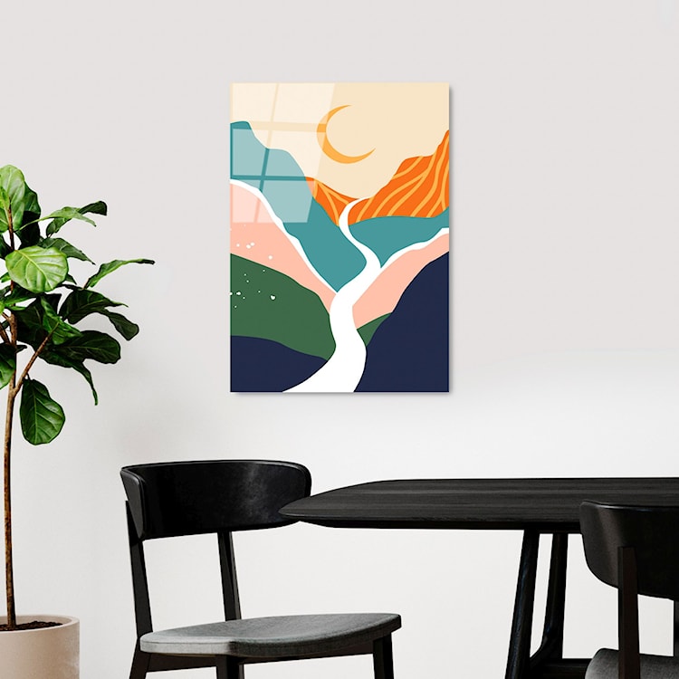 Obraz Onybill 65x45 cm księżyc w dolinie  - zdjęcie 4
