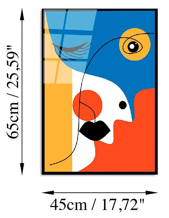 Obraz Onybill 65x45 cm twarz kobiety  - zdjęcie 7