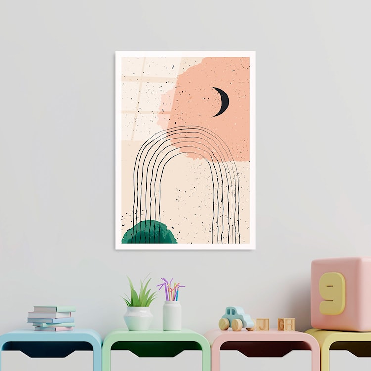 Obraz Onybill 65x45 cm czarny księżyc  - zdjęcie 2
