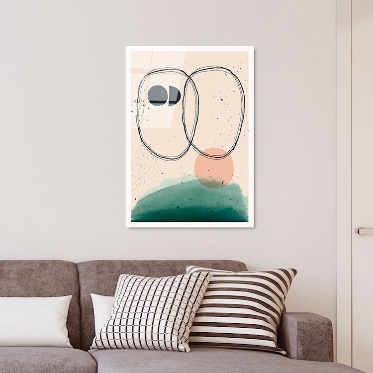 Obraz Onybill 65x45 cm z zielonym akcentem  - zdjęcie 3