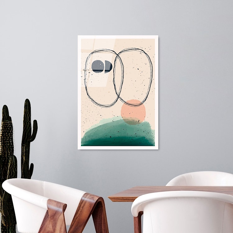 Obraz Onybill 65x45 cm z zielonym akcentem  - zdjęcie 4