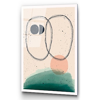 Obraz Onybill 65x45 cm z zielonym akcentem
