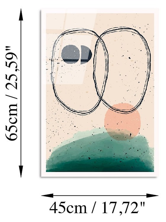 Obraz Onybill 65x45 cm z zielonym akcentem  - zdjęcie 7