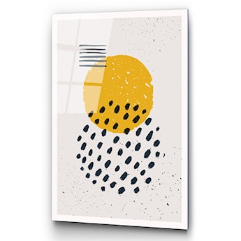 Obraz Onybill 65x45 cm z żółtym kołem