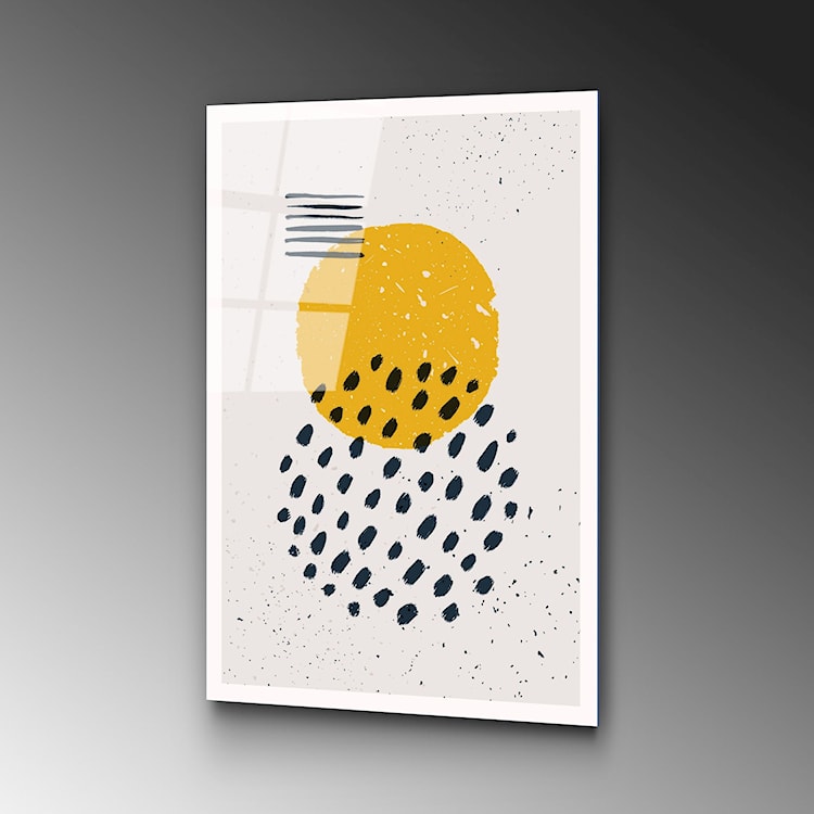 Obraz Onybill 65x45 cm z żółtym kołem  - zdjęcie 5