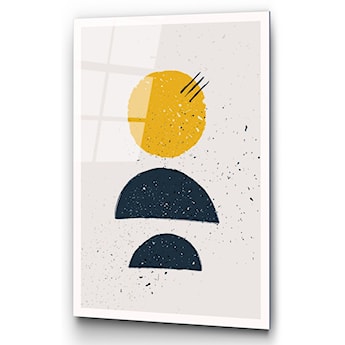 Obraz Onybill 65x45 cm żółto-granatowy