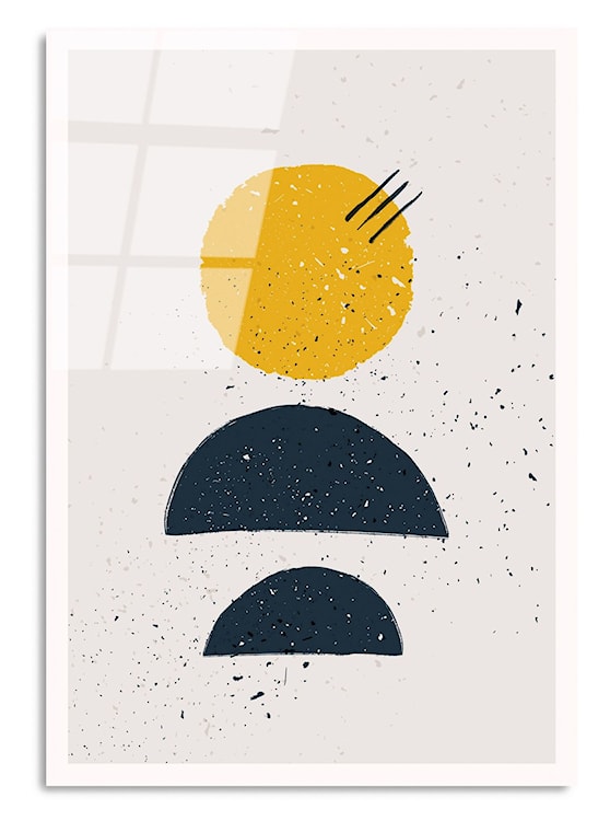Obraz Onybill 65x45 cm żółto-granatowy  - zdjęcie 6