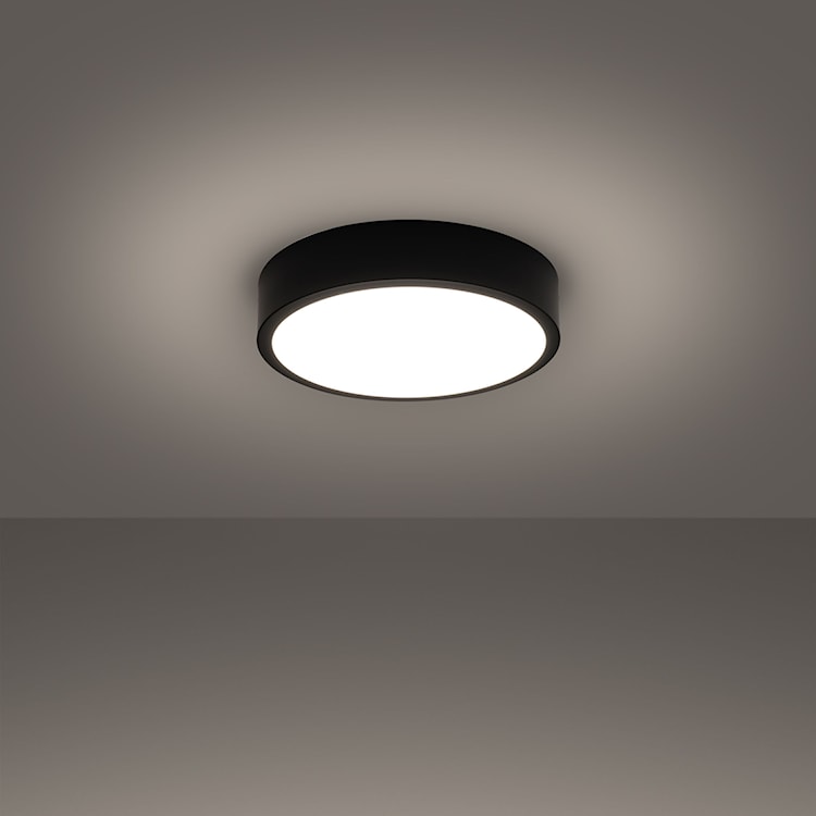 Plafon LED Sellinet średnica 30 cm czarny 3000K  - zdjęcie 6