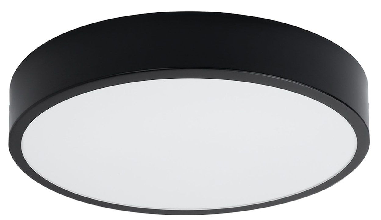 Plafon LED Sellinet średnica 40 cm czarny 3000K 