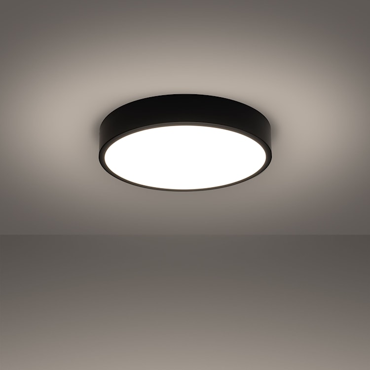 Plafon LED Sellinet średnica 40 cm czarny 3000K  - zdjęcie 6