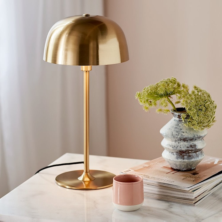 Lampa stołowa Cera złota  - zdjęcie 2