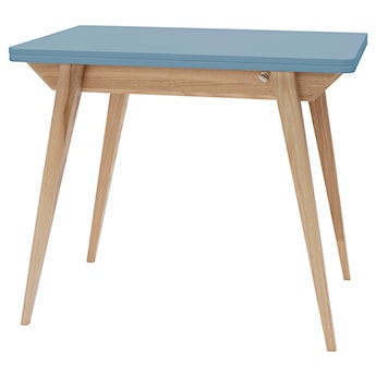 Stół rozkładany Envelope 65-130x90 cm błękitny