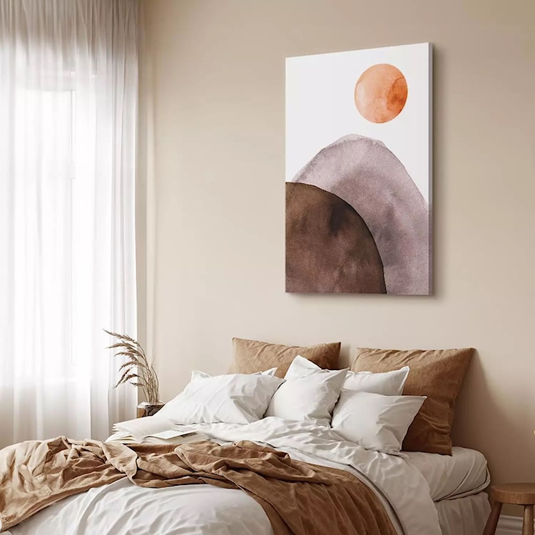 Obraz Księżyc i góry 90x60 cm  - zdjęcie 3