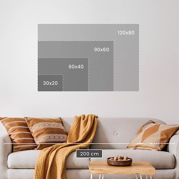 Obraz Księżyc i góry 90x60 cm  - zdjęcie 8