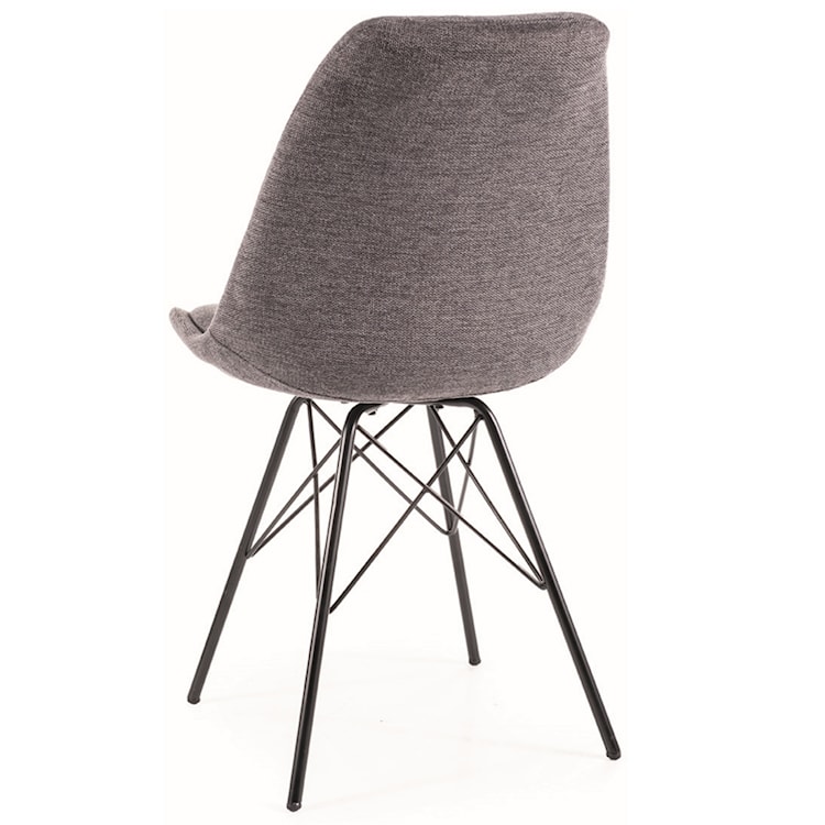 Krzesło tapicerowane Taility szare  - zdjęcie 3