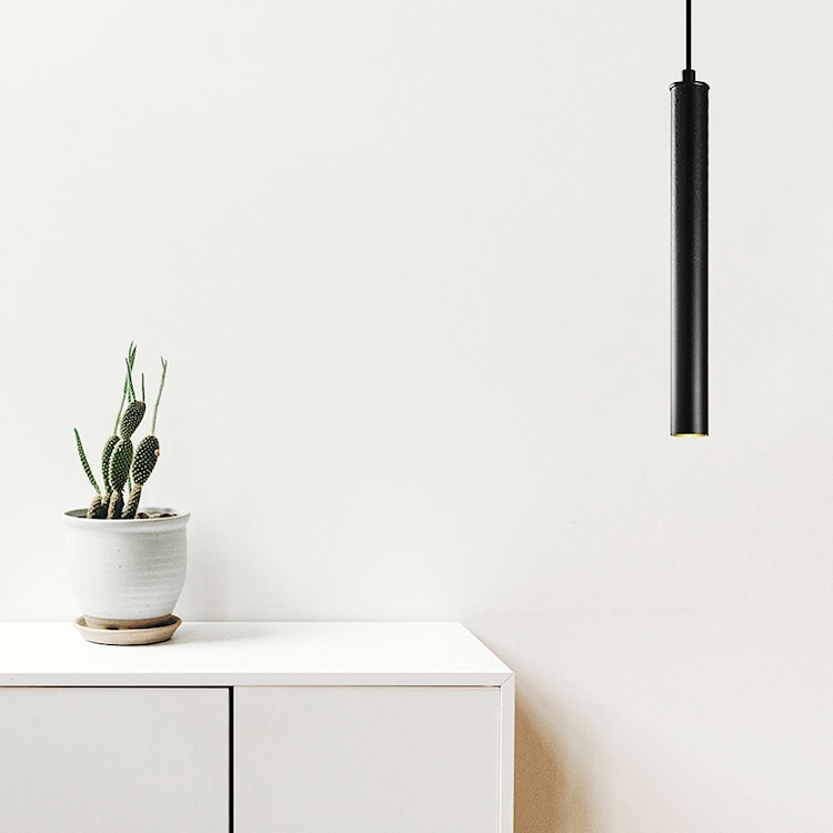 Lampa sufitowa Berehinya minimalistyczna średnica 4 cm czarna  - zdjęcie 9