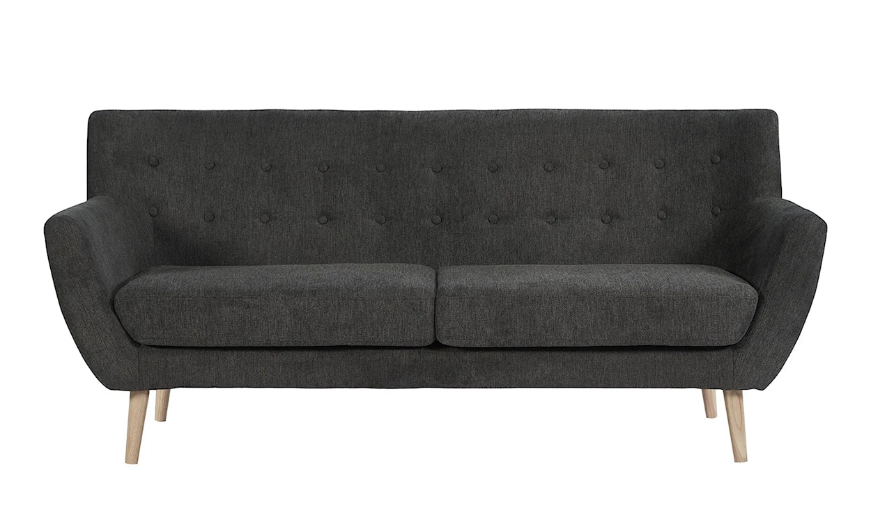 Sofa trzyosobowa Ratsino ciemnoszara