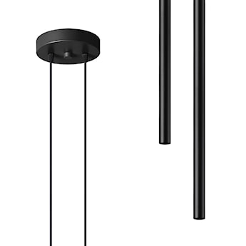 Lampa wisząca Lagga średnica 15 cm x2 czarna
