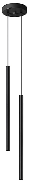 Lampa wisząca Lagga średnica 15 cm x2 czarna  - zdjęcie 5
