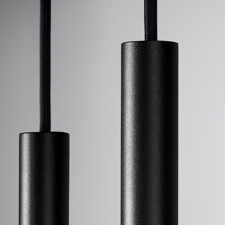 Lampa wisząca Lagga średnica 15 cm x2 czarna  - zdjęcie 2
