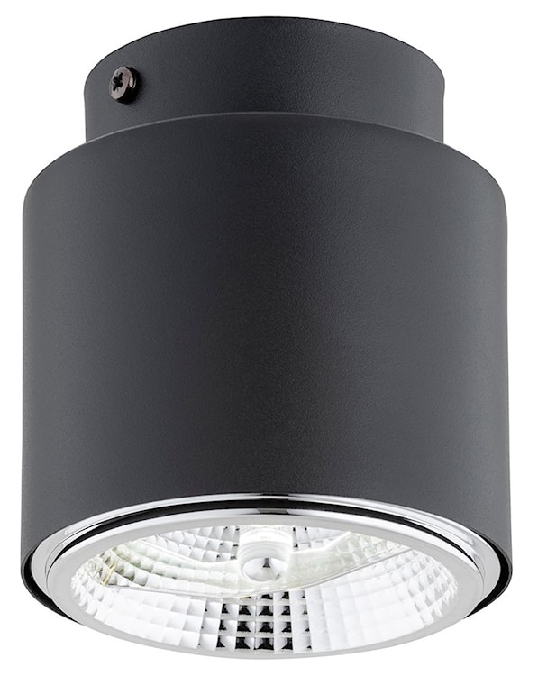 Plafon sufitowy Nano średnica 12 cm czarny  - zdjęcie 6