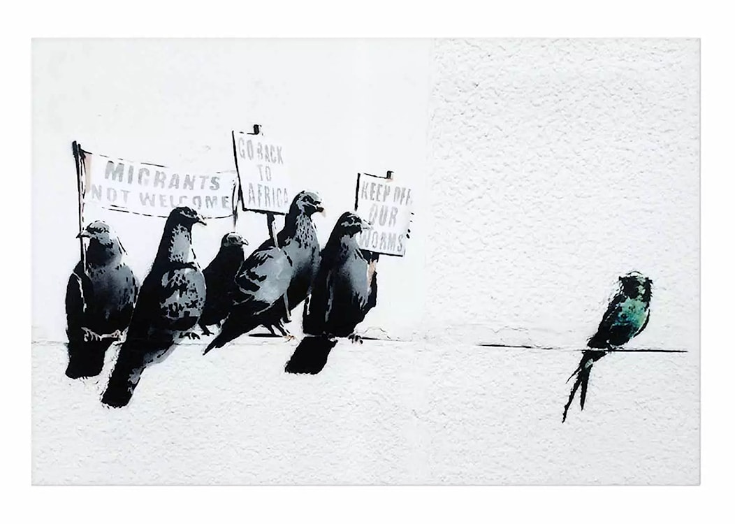 Plakat Gołębie 90x60 cm  - zdjęcie 3