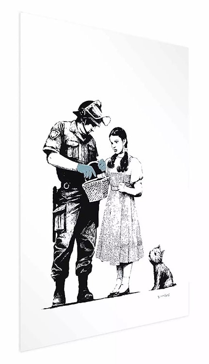 Plakat Dorotka i policjant 90x60 cm 