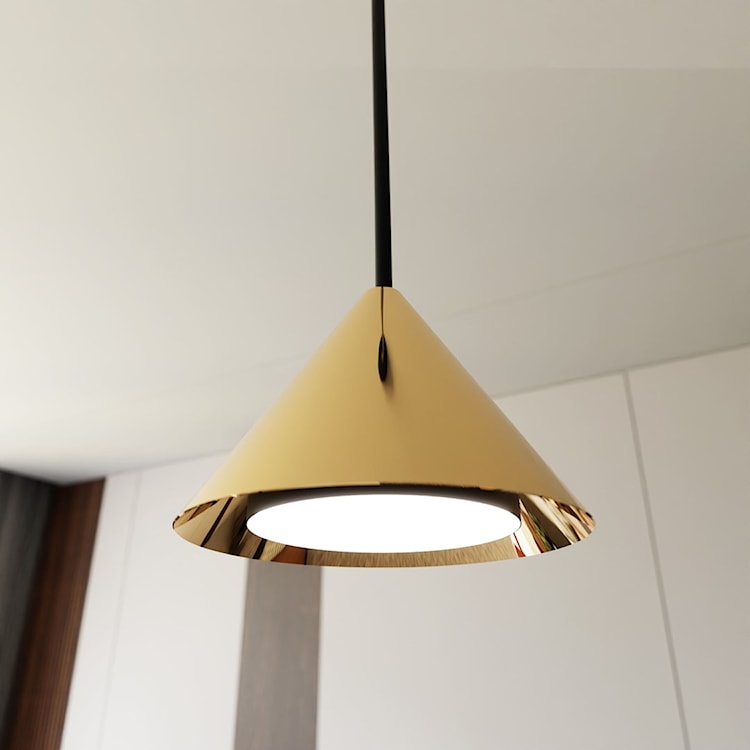 Lampa wisząca Elit czarna/złota x1  - zdjęcie 6