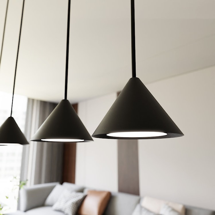 Lampa wisząca Elit czarna x1  - zdjęcie 5