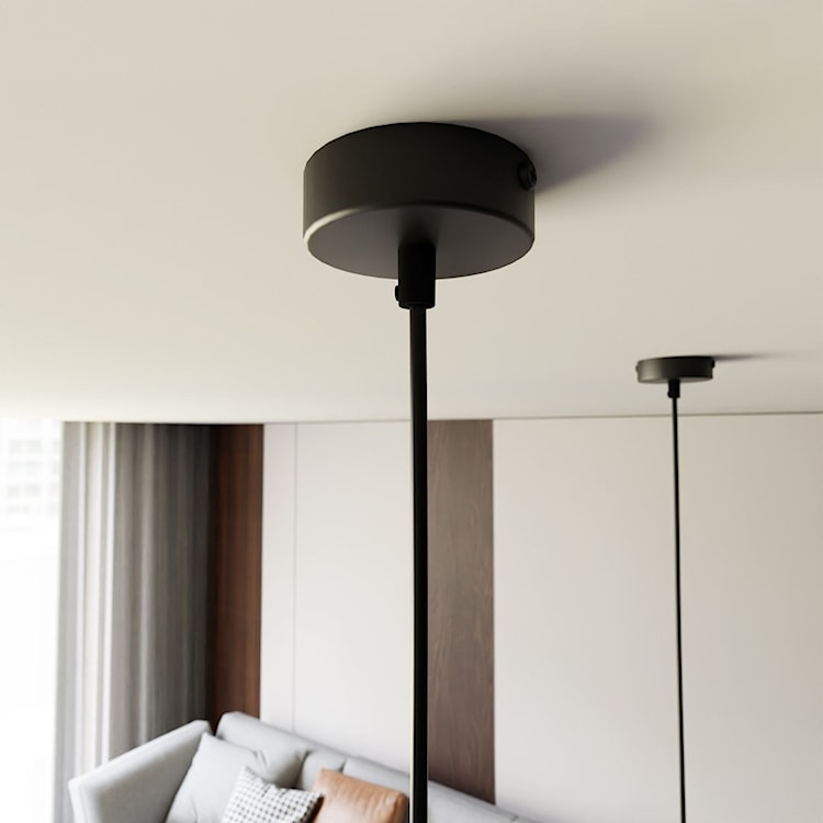 Lampa wisząca Elit czarna x1  - zdjęcie 6