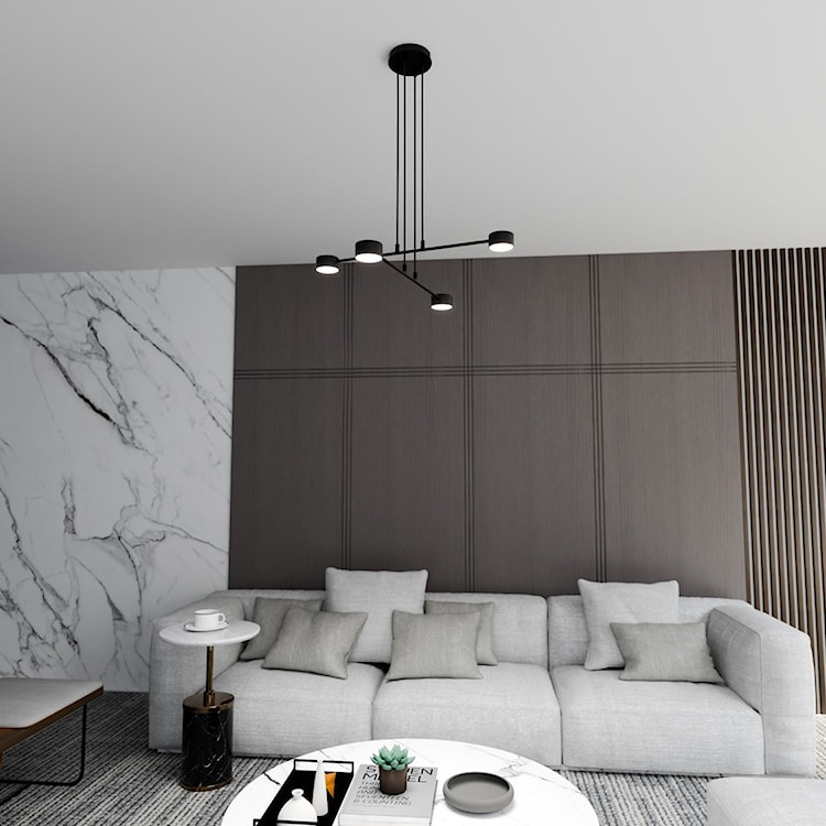 Lampa wisząca Moddus czarna x4  - zdjęcie 6