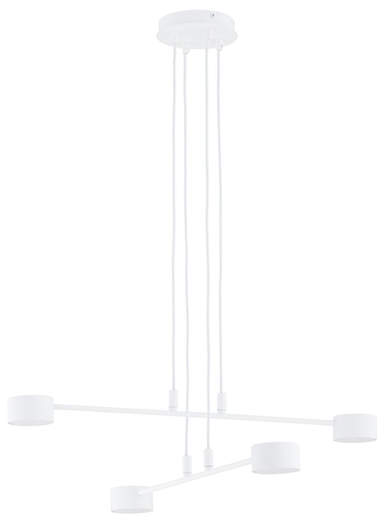Lampa wisząca Moddus biała x4 
