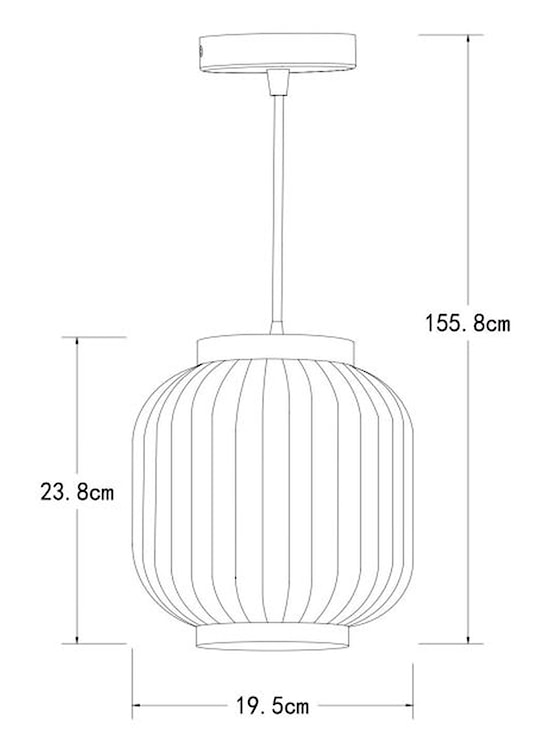 Lampa wisząca Gosse x1 złoto-biała  - zdjęcie 7