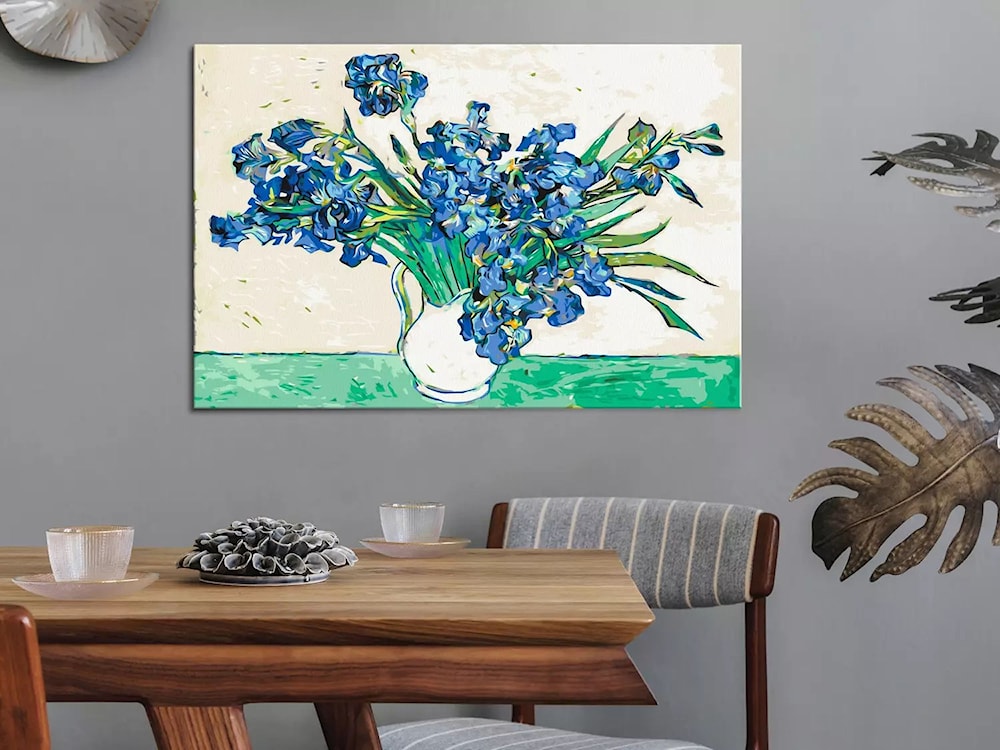 Obraz do malowania po numerach Irysy van Gogha 60x40 cm  - zdjęcie 2