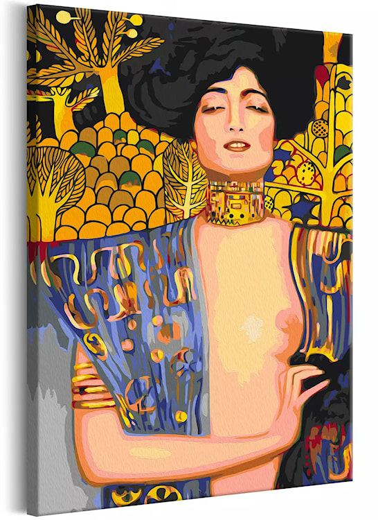 Obraz do malowania po numerach Judyta z głową Holofernesa Gustav Klimt 60x40 cm