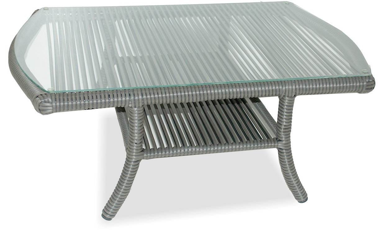 Zestaw mebli ogrodowych Blosset z sofą, dwoma fotelami i stolikiem aluminium ciemnoniebieski  - zdjęcie 3