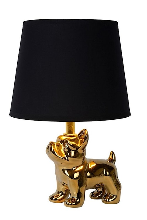 Lampa stołowa Sir Winston piesek czarno-złota  - zdjęcie 6