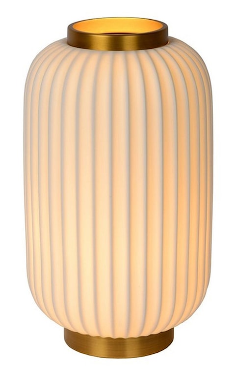 Lampa stołowa Gosse 34 cm złoto-biała  - zdjęcie 4