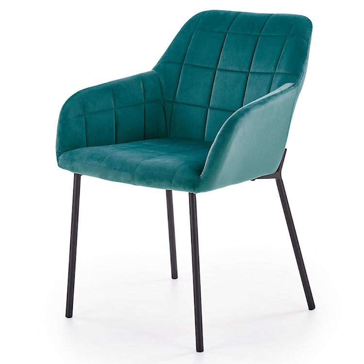 Krzesło tapicerowane Billberry zielone