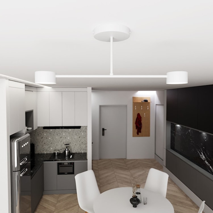 Lampa sufitowa Hallo biała x2  - zdjęcie 2