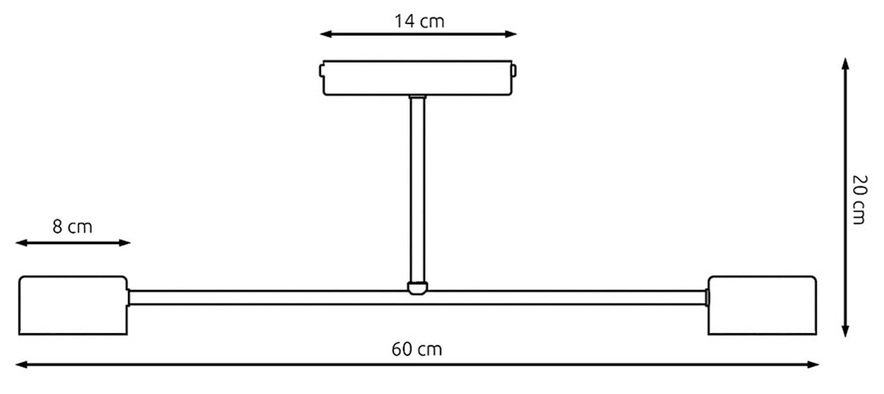 Lampa sufitowa Hallo biała x2  - zdjęcie 8